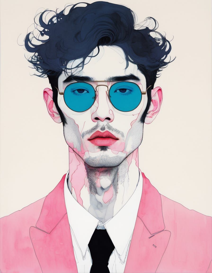 Glamorous Vampire in GQ Style