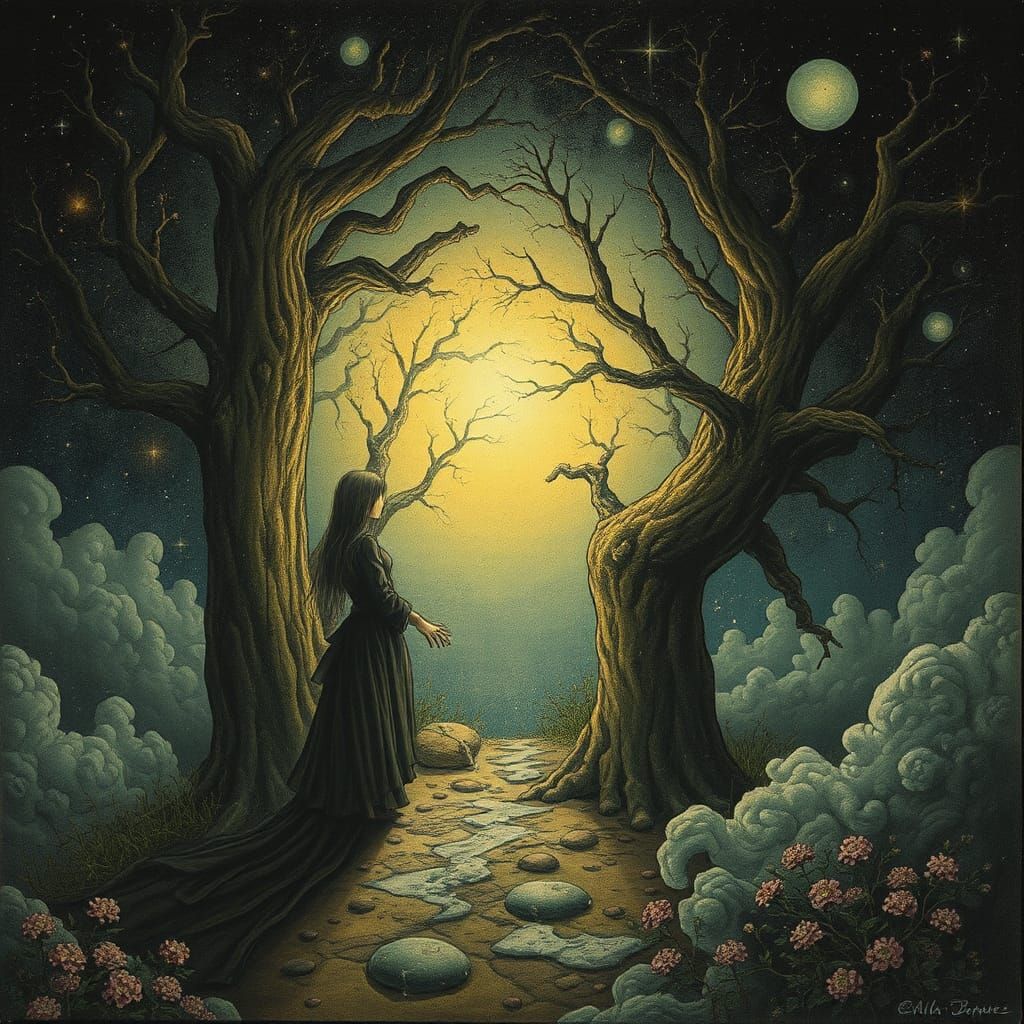 Mysterious Soul Yearning for a Lost Dream