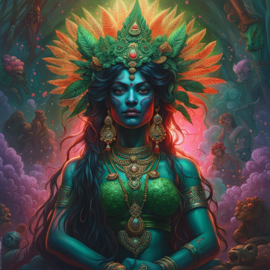 Goddess Kali. Sonia Sarkali