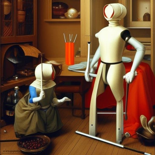 Surreal Sci-Fi Meets Early Flemish Baroque