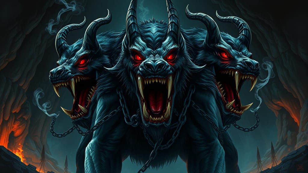 Cerberus: Three-Headed Guardian of the Underworld