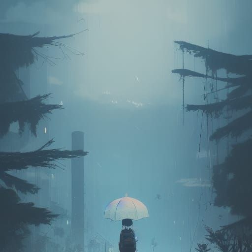 Rainy Sky by Studio Ghibli and Inceoglu