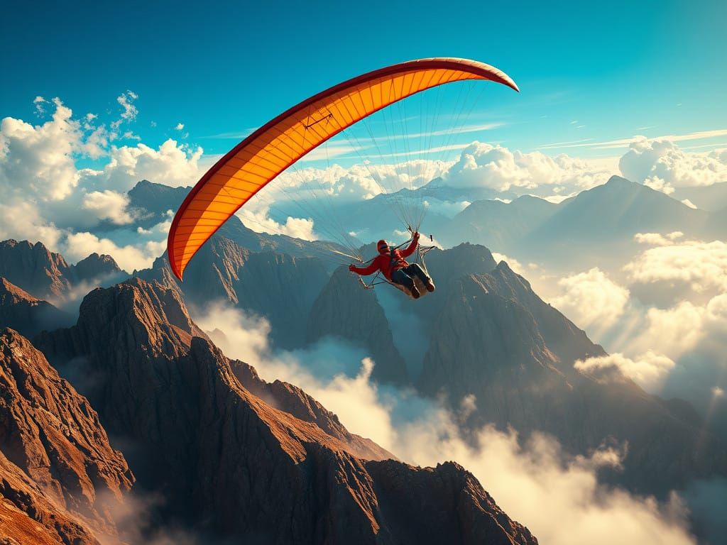 Daredevil Adventurer Soars Through the Skies in a Fantasy An...