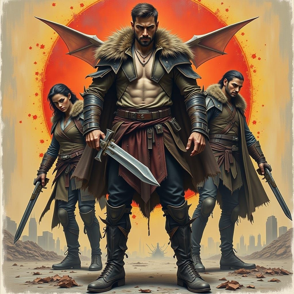 AI-Generated Dystopian Criminal Background Check