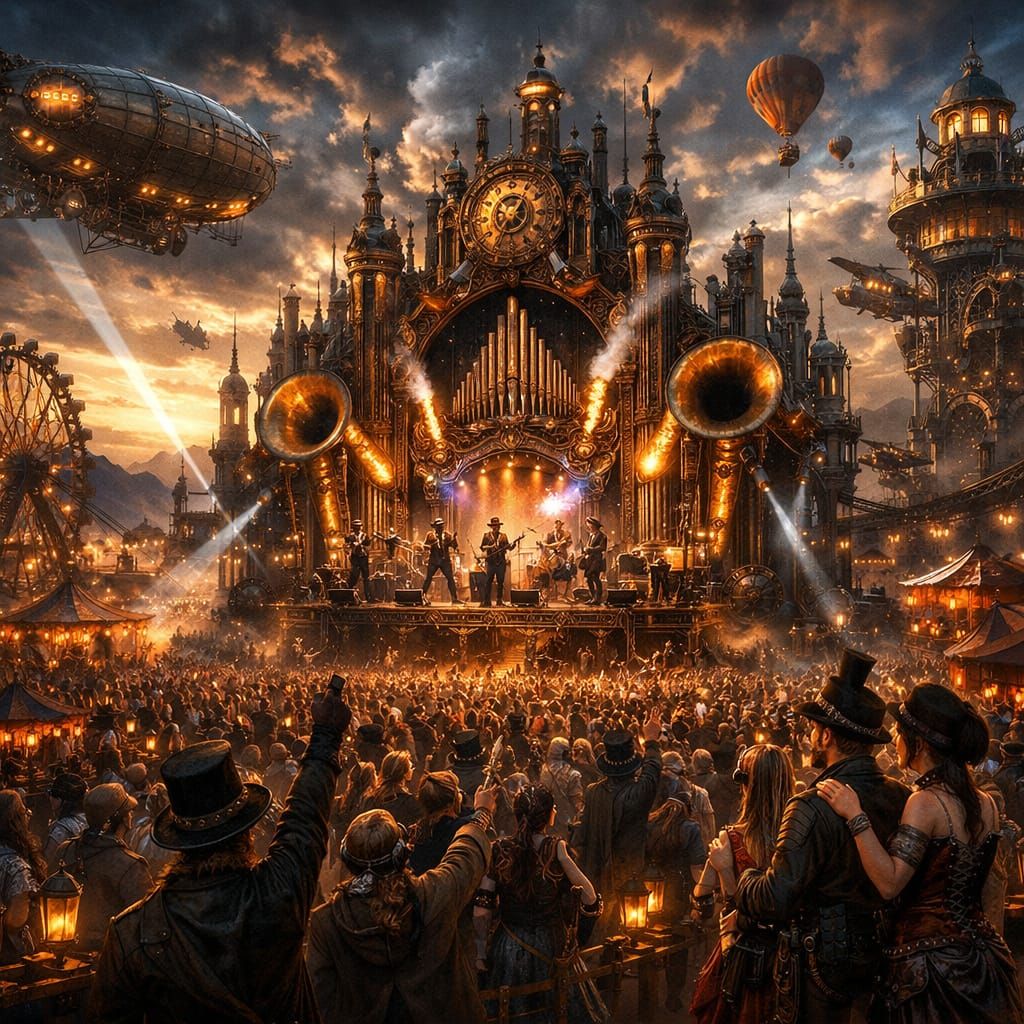 Steampunk Music Festival in Another Reality