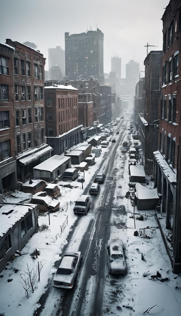 Surreal Post-Apocalyptic Winter Scene Depicts Nature's Recla...