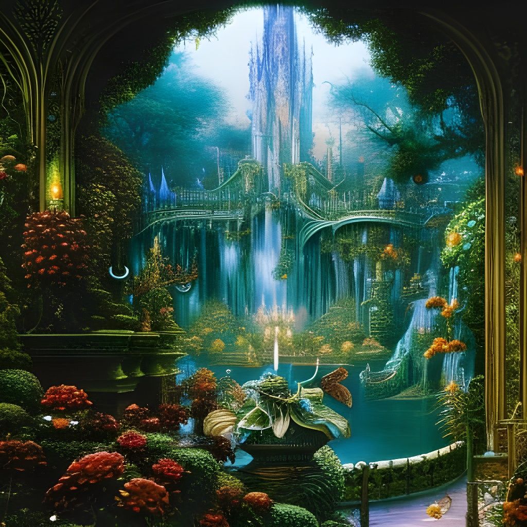 Fantasy Water Garden