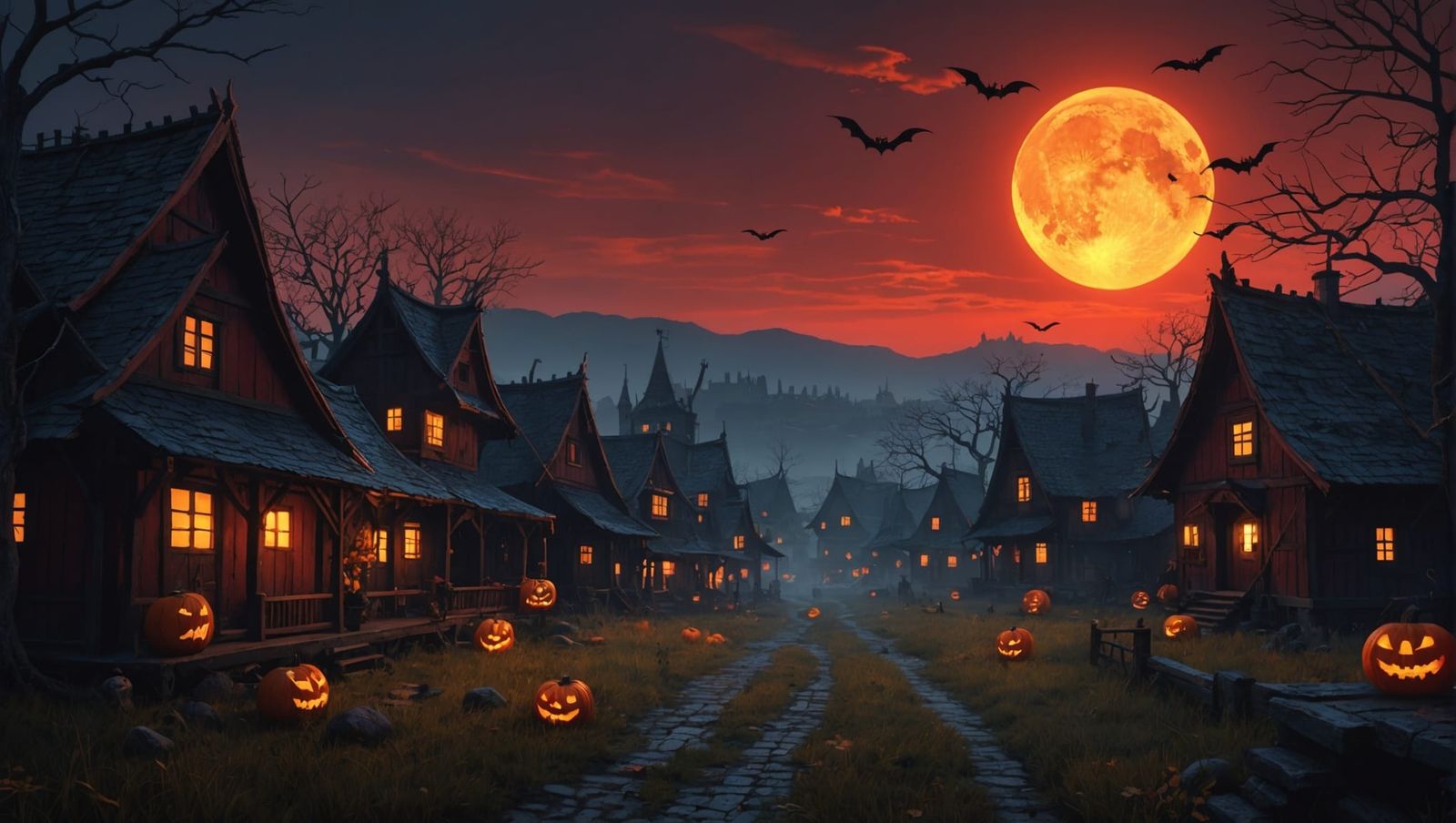 A Halloween night