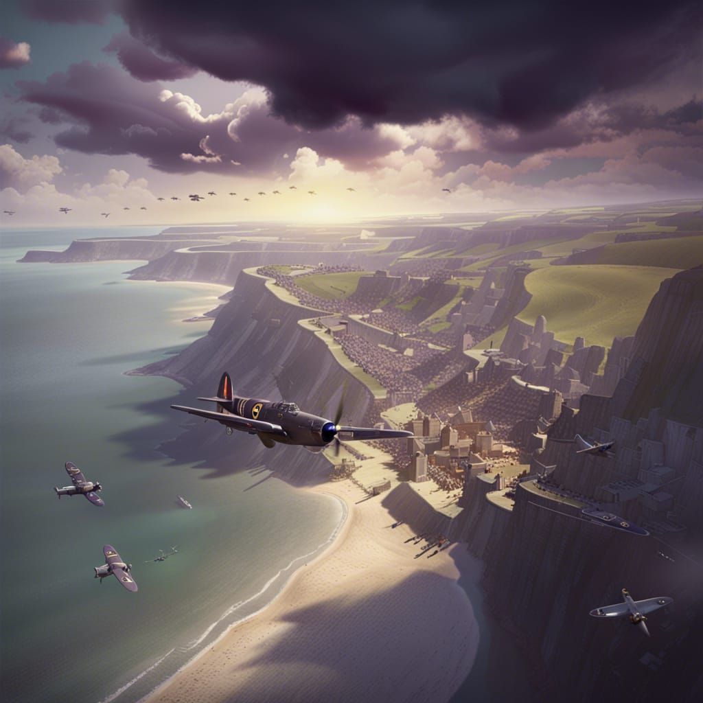 Battle of Britain: Dynamic Fantasy Art in Deep Color