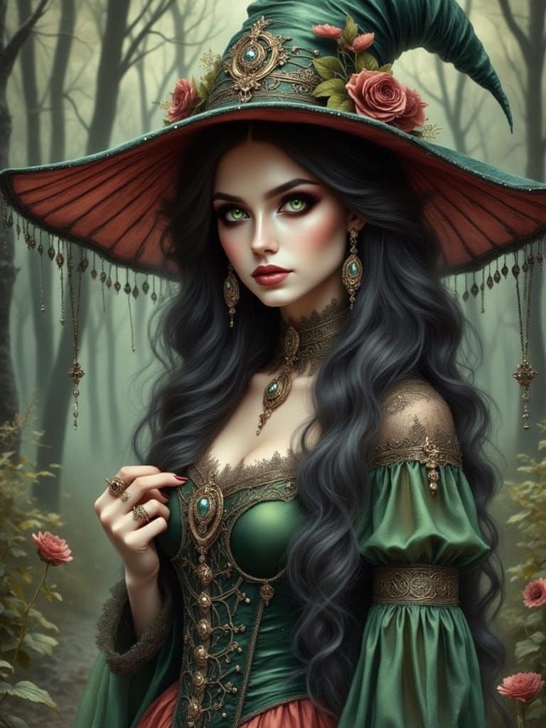 Floral Forest Witch