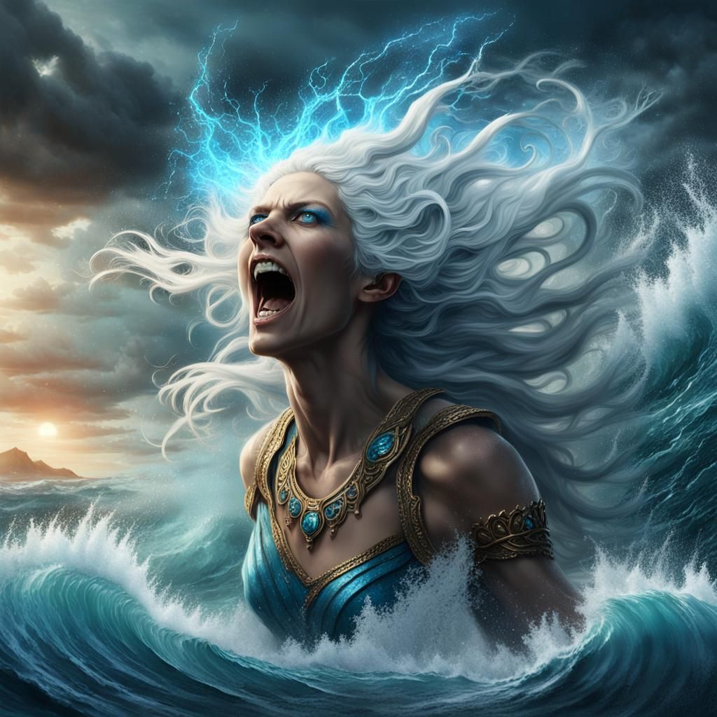 Wrath of the Water Goddess in a Tsunami