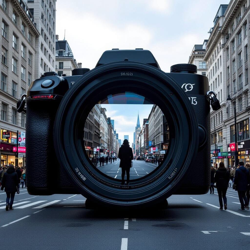 Urban Camera Viewfinders: Pop Art Street Photography