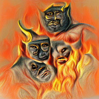 Charred Demons of Ancient Tragedy