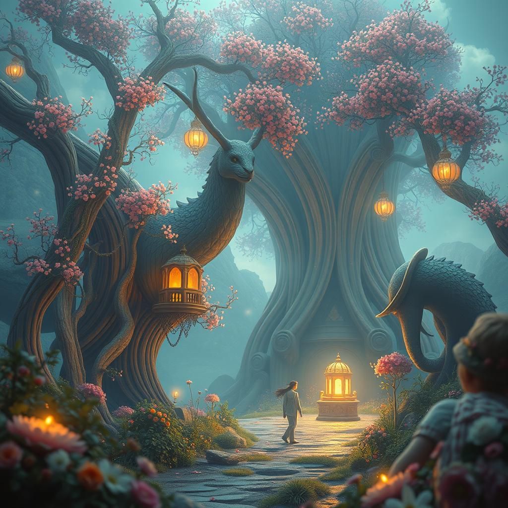 Dreamlike Fantasy World Art