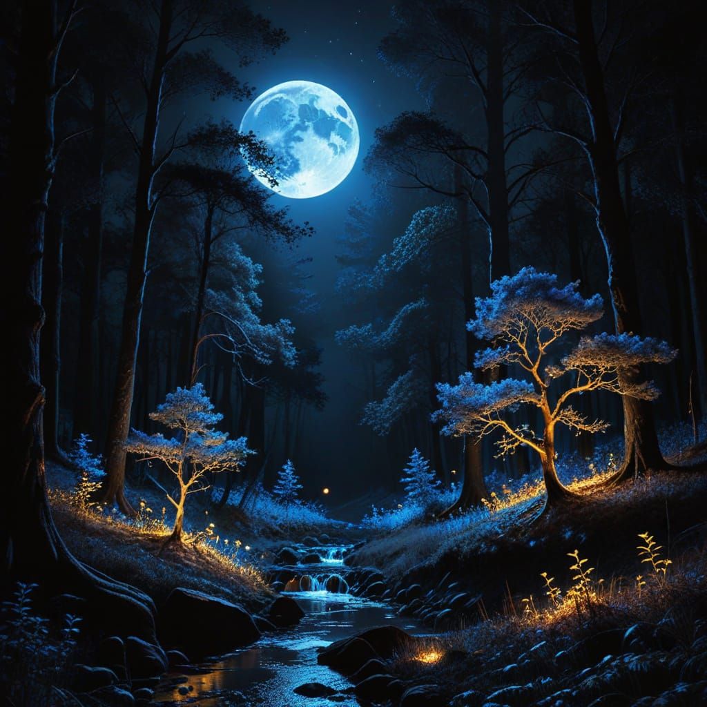 Luminous Forest Dreamscape