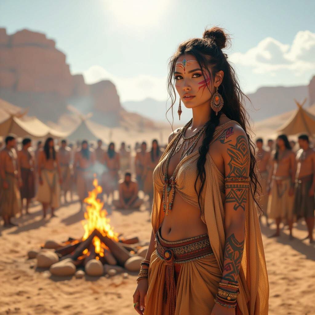 Tribal Gathering Under the Desert Sun