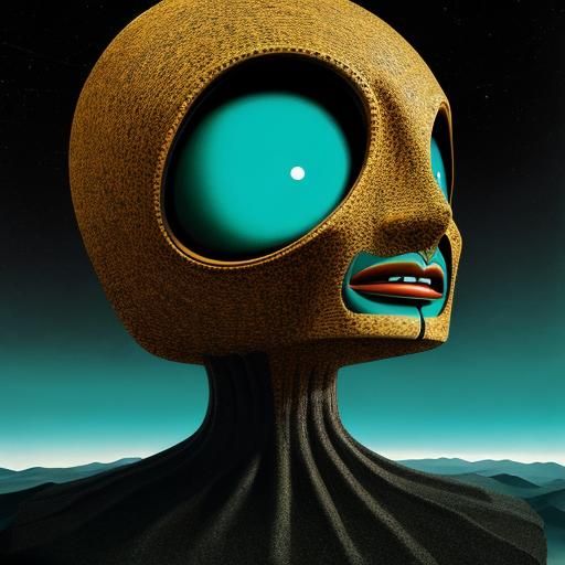 Abstract Pareidolia: Surreal AI Art