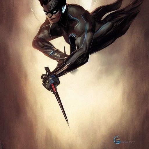 Sinister Nightwing by Greg Rutkowski