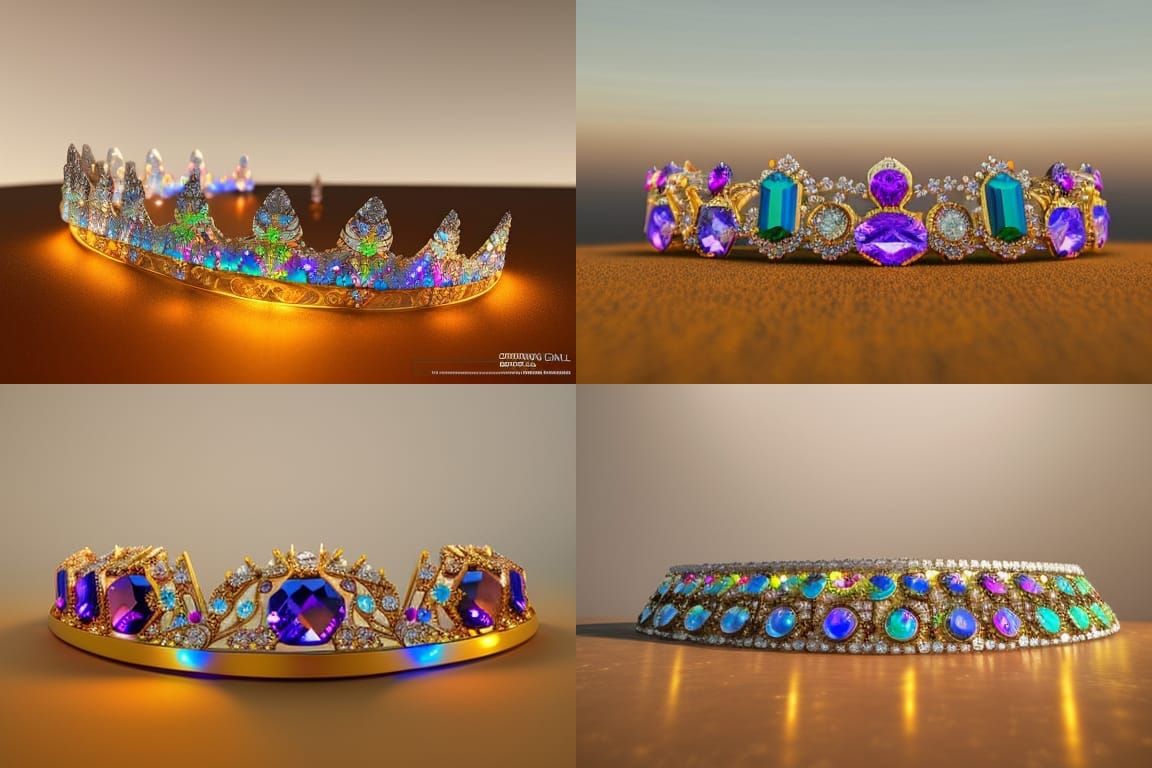 Crystal Diadem: Art Nouveau Matte Painting