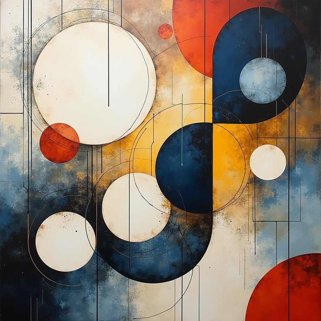 Ethereal Abstract Dance in Vibrant Colors