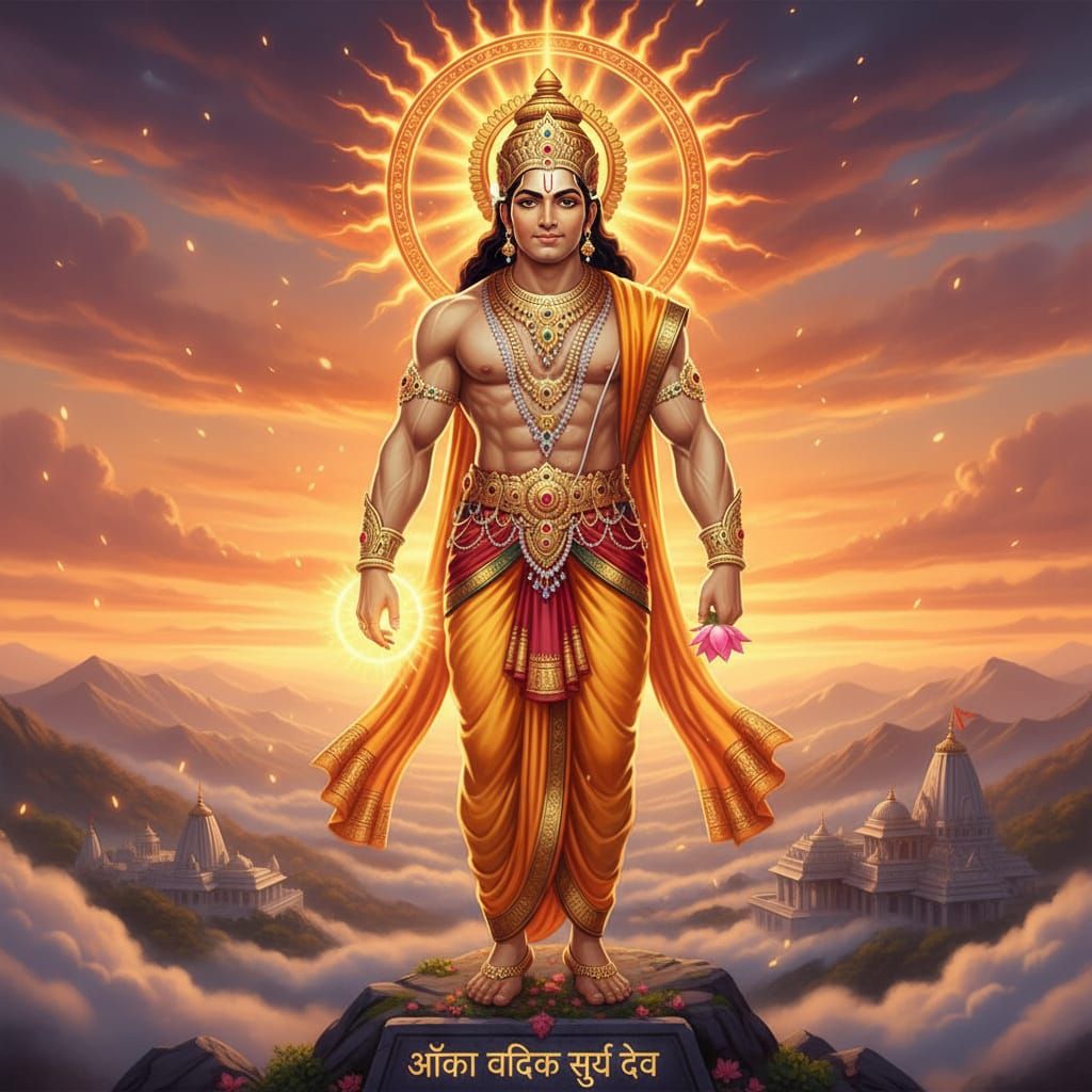Radiant Arka Vedic Sun God