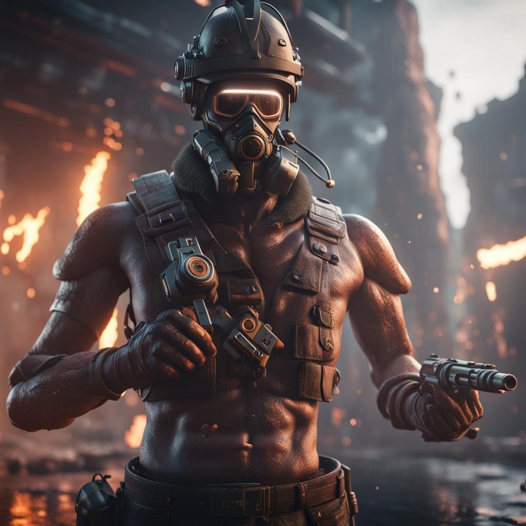 Vaping in 3D Cinematic Style