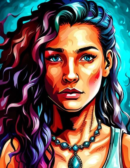 Elven Mage Portrait in Detailed Digital Art