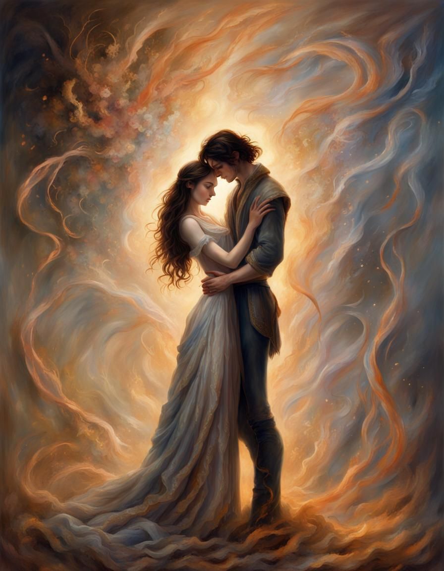 Ethereal Embrace: A 17th Century Fairy Tale