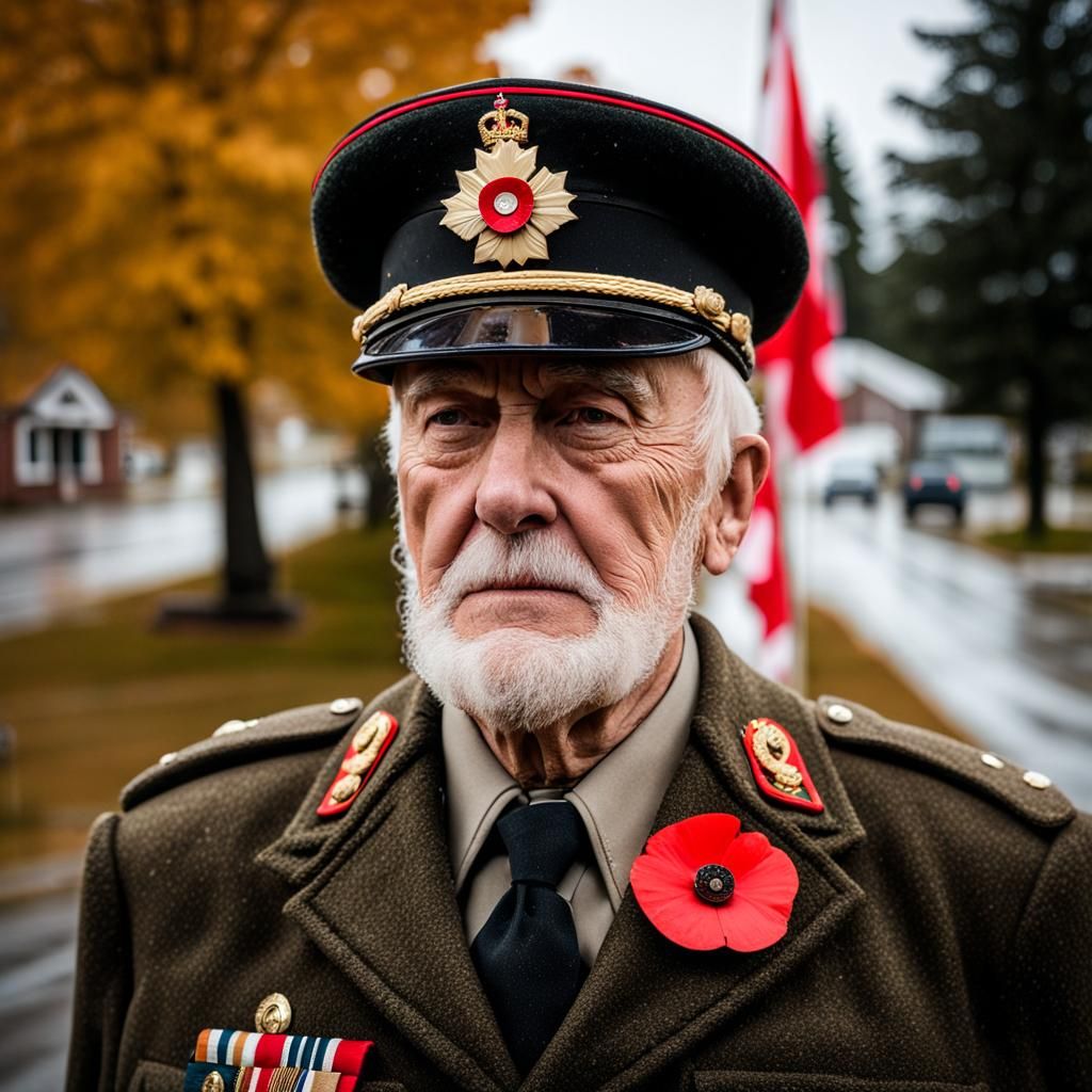 Canadian Veteran's Remembrance Day Portrait