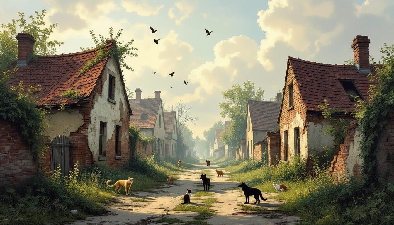 Nature Reclaims Urban Decay in Romantic Style