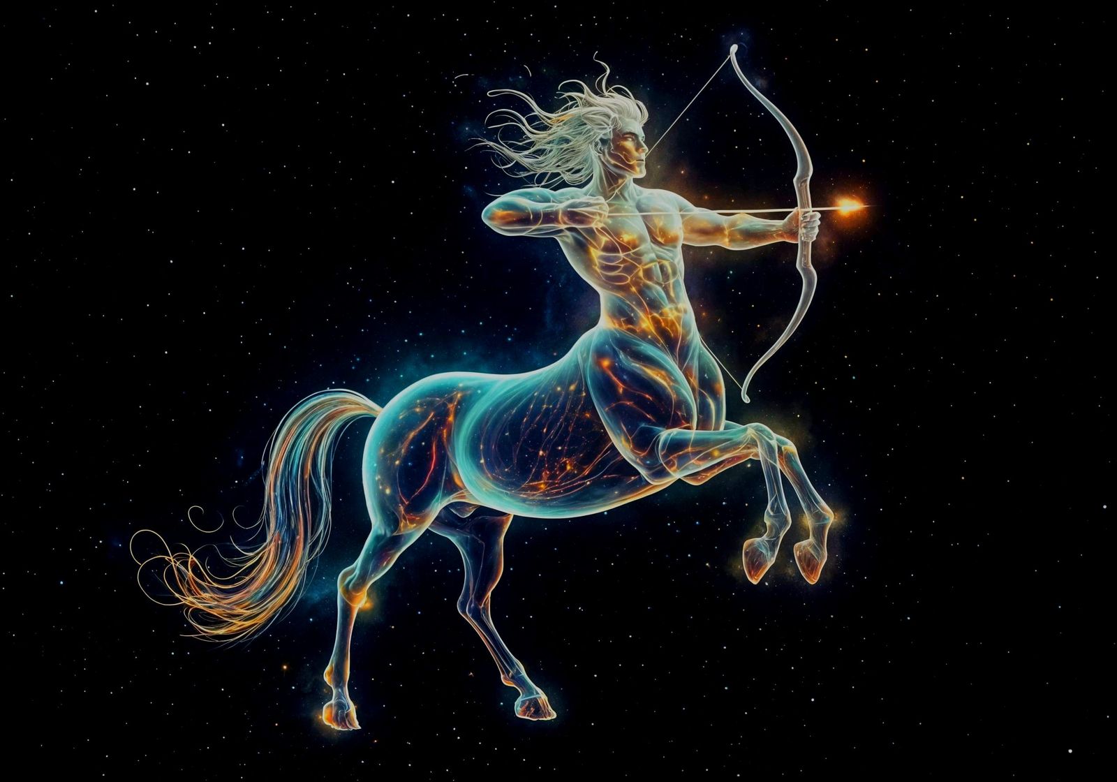 Male Centaur archer in Celestial setting