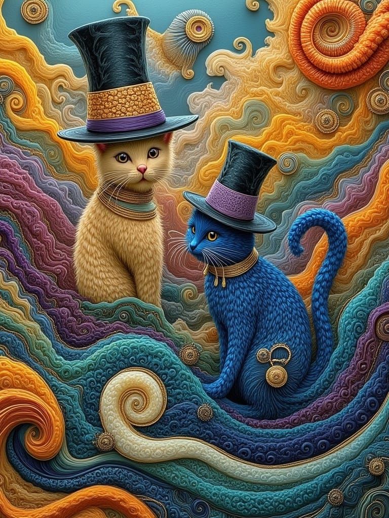 Cats in Crazy Hats on an Epic Journey