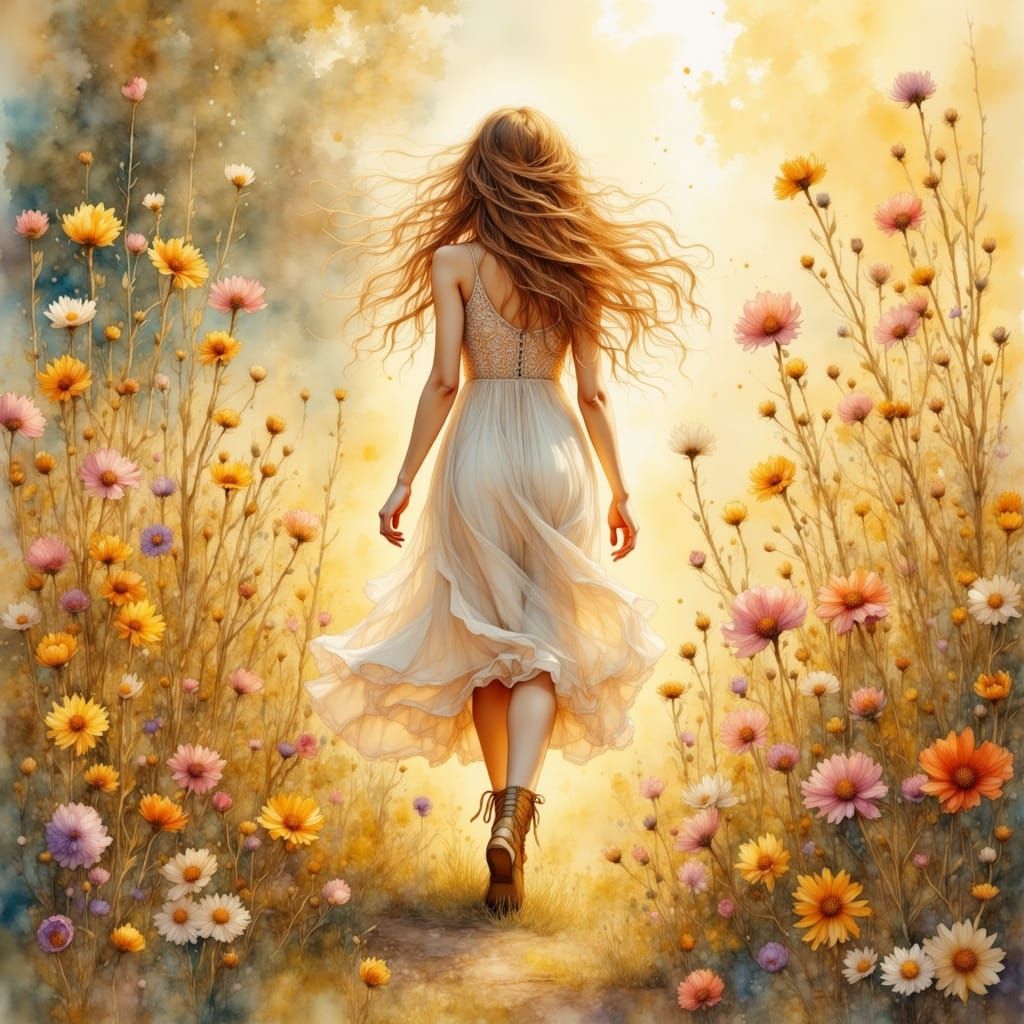Boho Meadow Walk