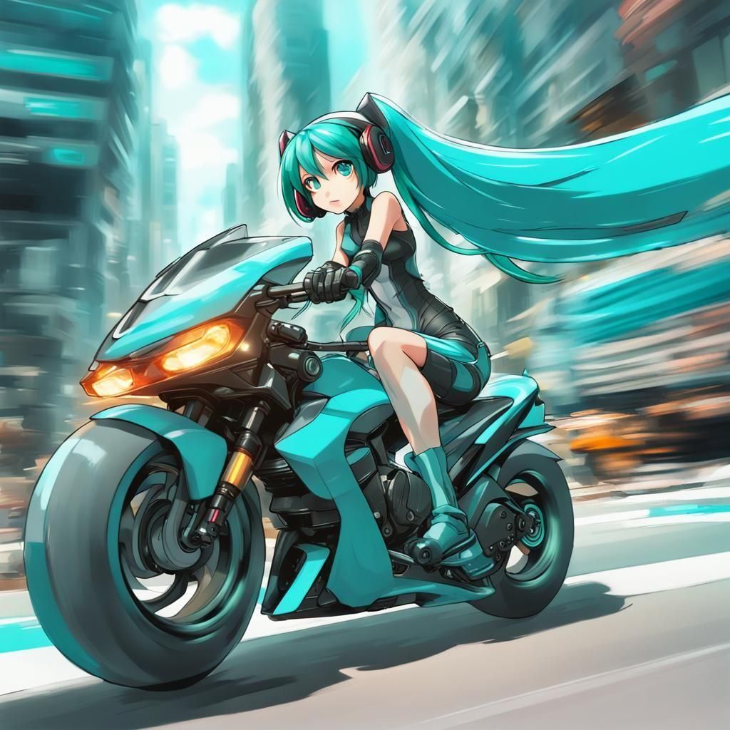 Abstract Motion Blur of Cityscape