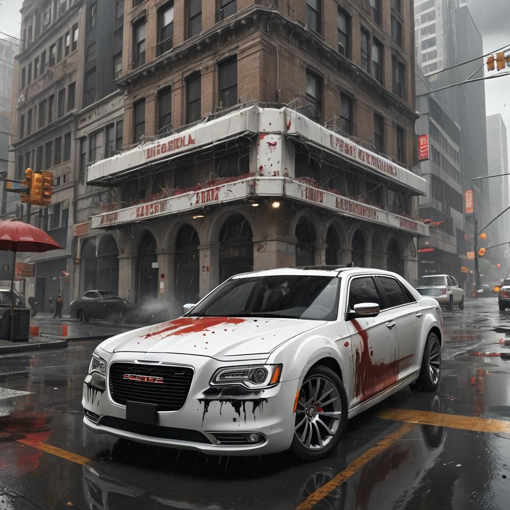 Umbrella Corporation Chrysler 300: 8K Ultra Realistic Render...
