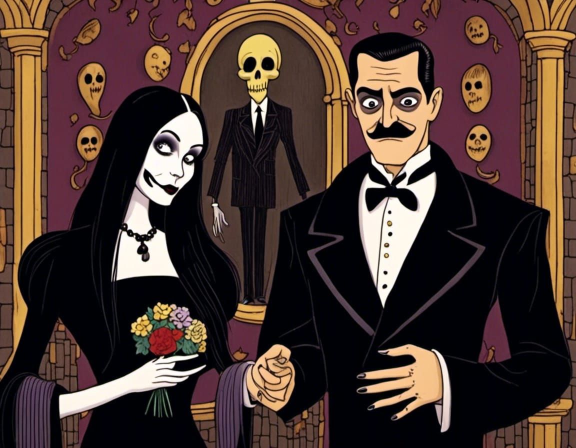 eternal love- morticia and gomez addams