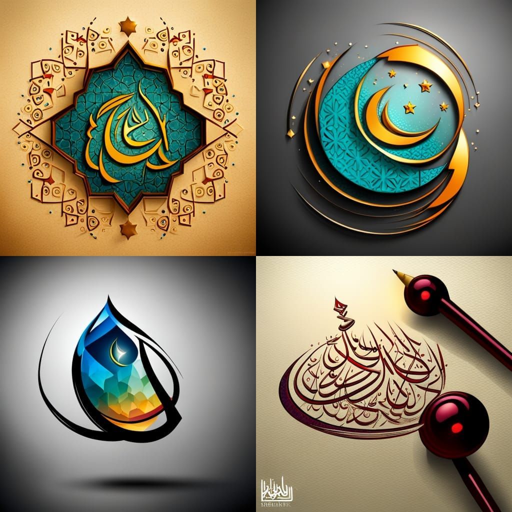 Elegant Arabic Calligraphy for Ramadan Karim