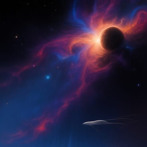 Starship Evolution in a Space Background