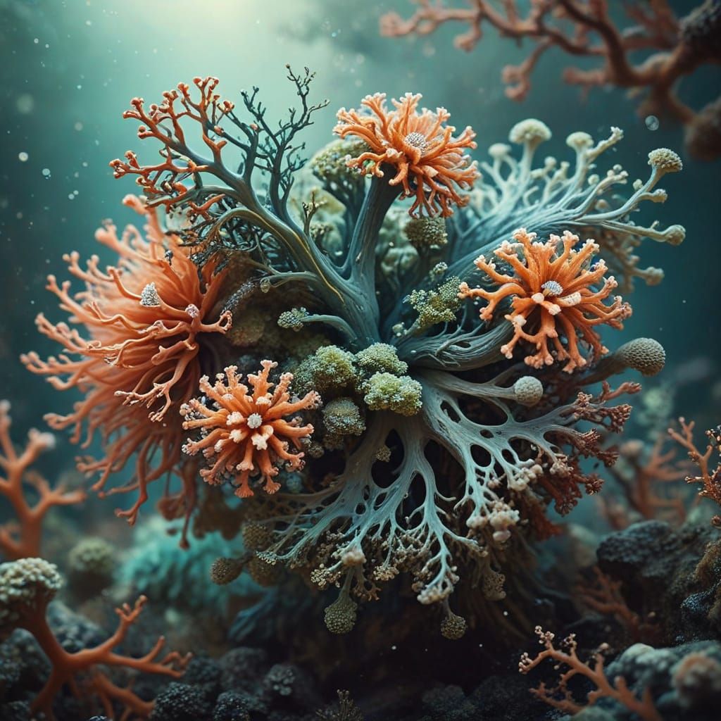 Organic Biomorphism with Dreamlike Cellular Forms