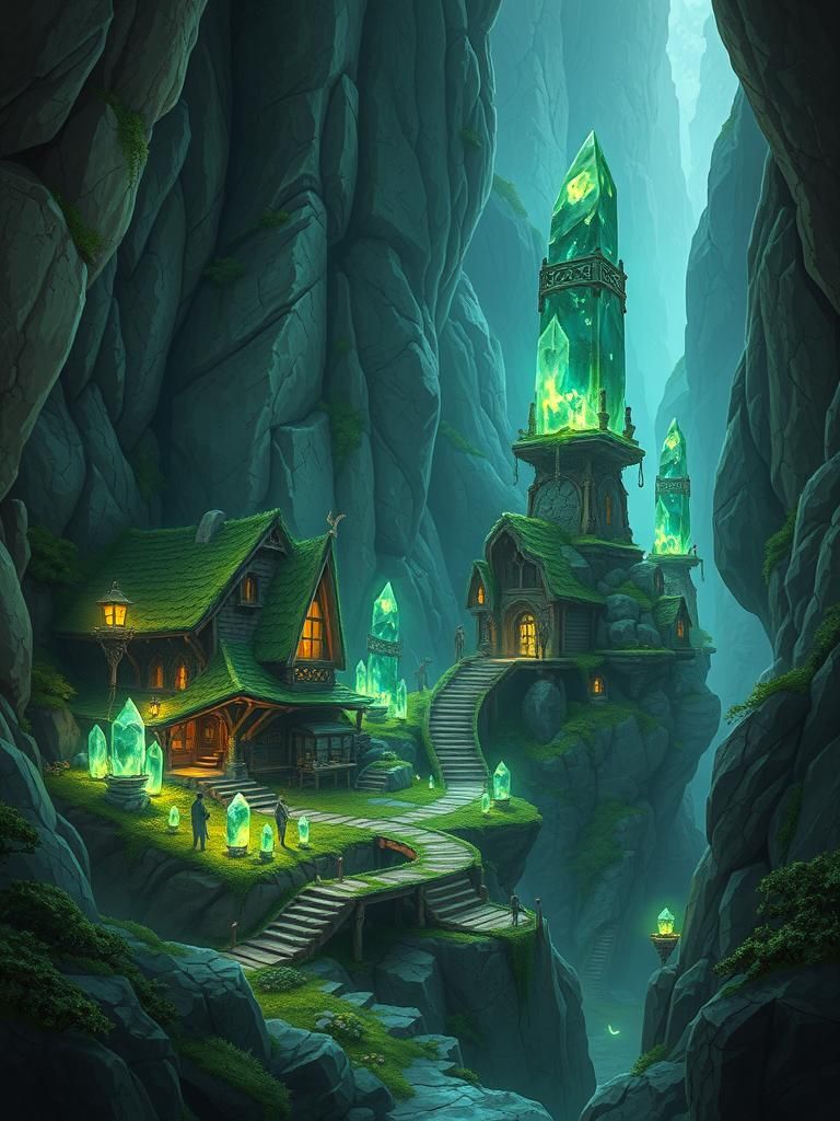 Mystical Village in Gemstone Canyon