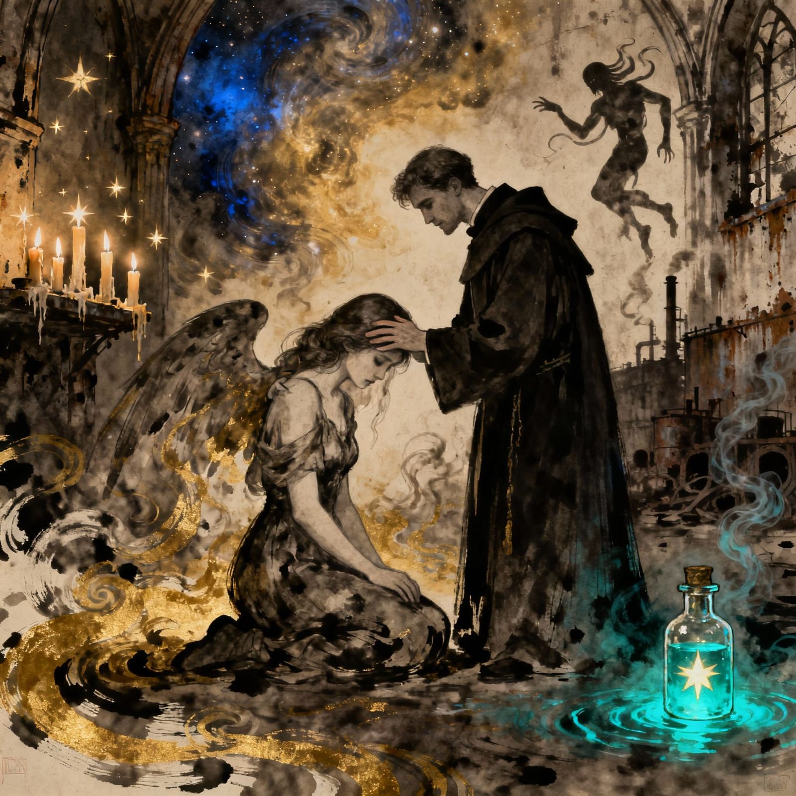 Dark Romantic Surrealism: Seraphine's Confession