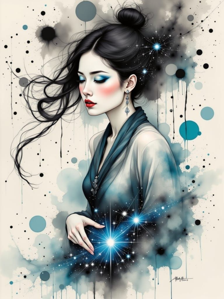 Ethereal Dreamweaver Unfolds Celestial Tapestry