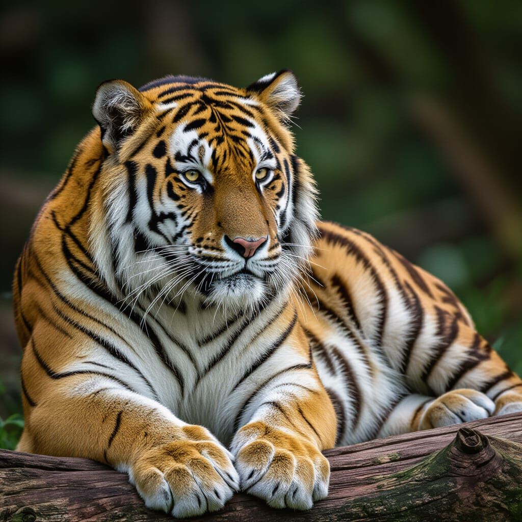 A Tiger Evolves Through Digital Art