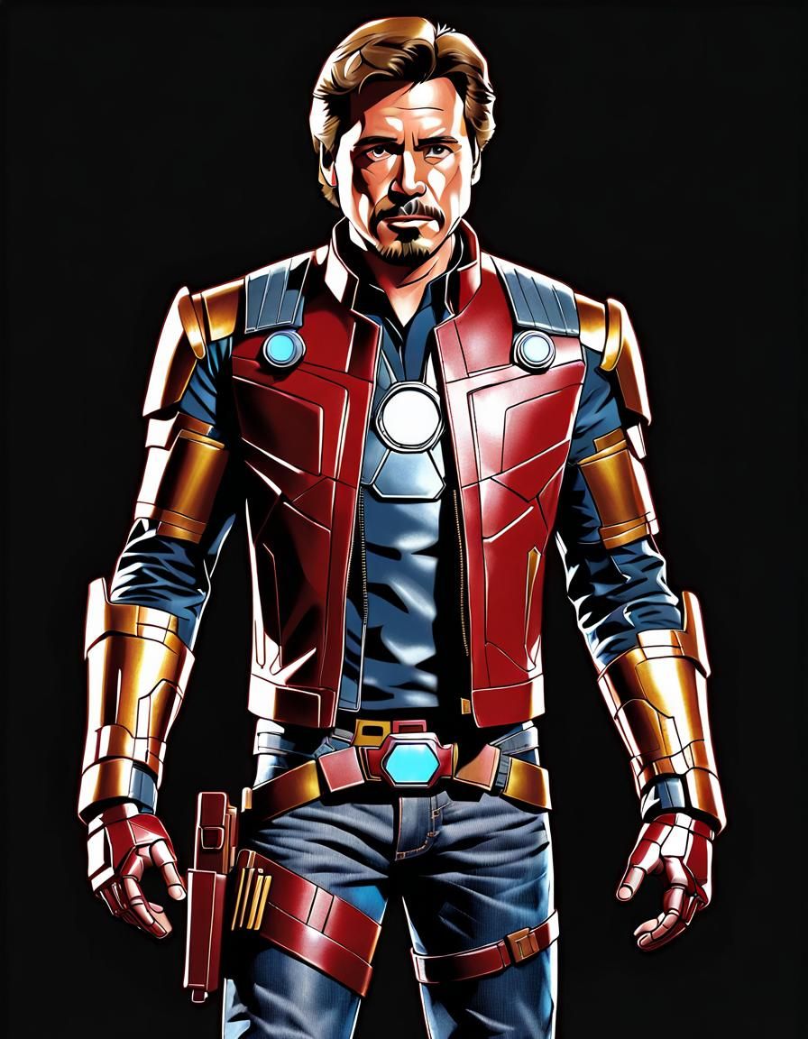 Han Solo and Iron Man Amalgamation Concept