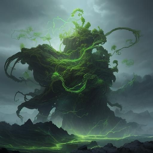 Loki Concept Art: Transformation into Green Spaghetti