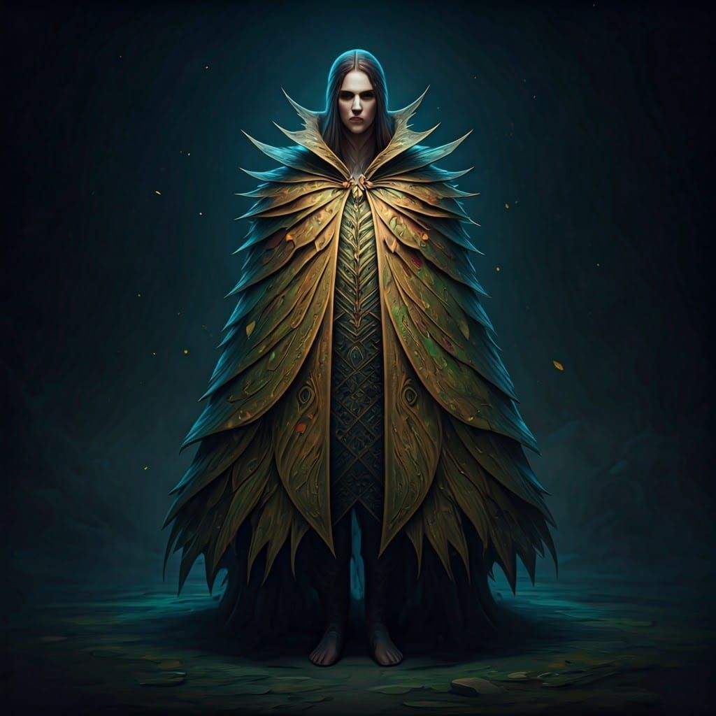 Mystical Chitin Cape in Vibrant Feywild Colors