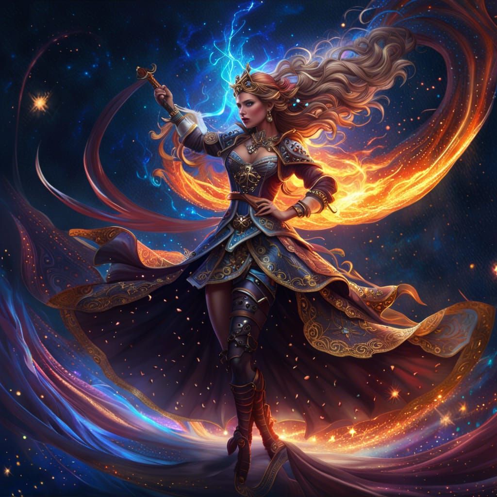 Pirate Princess Dancing in Supernova Fire