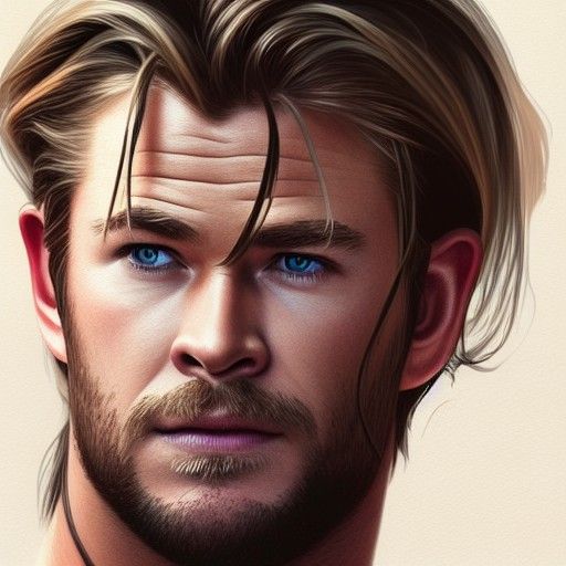 Detailed Portrait with Dynamic Lighting