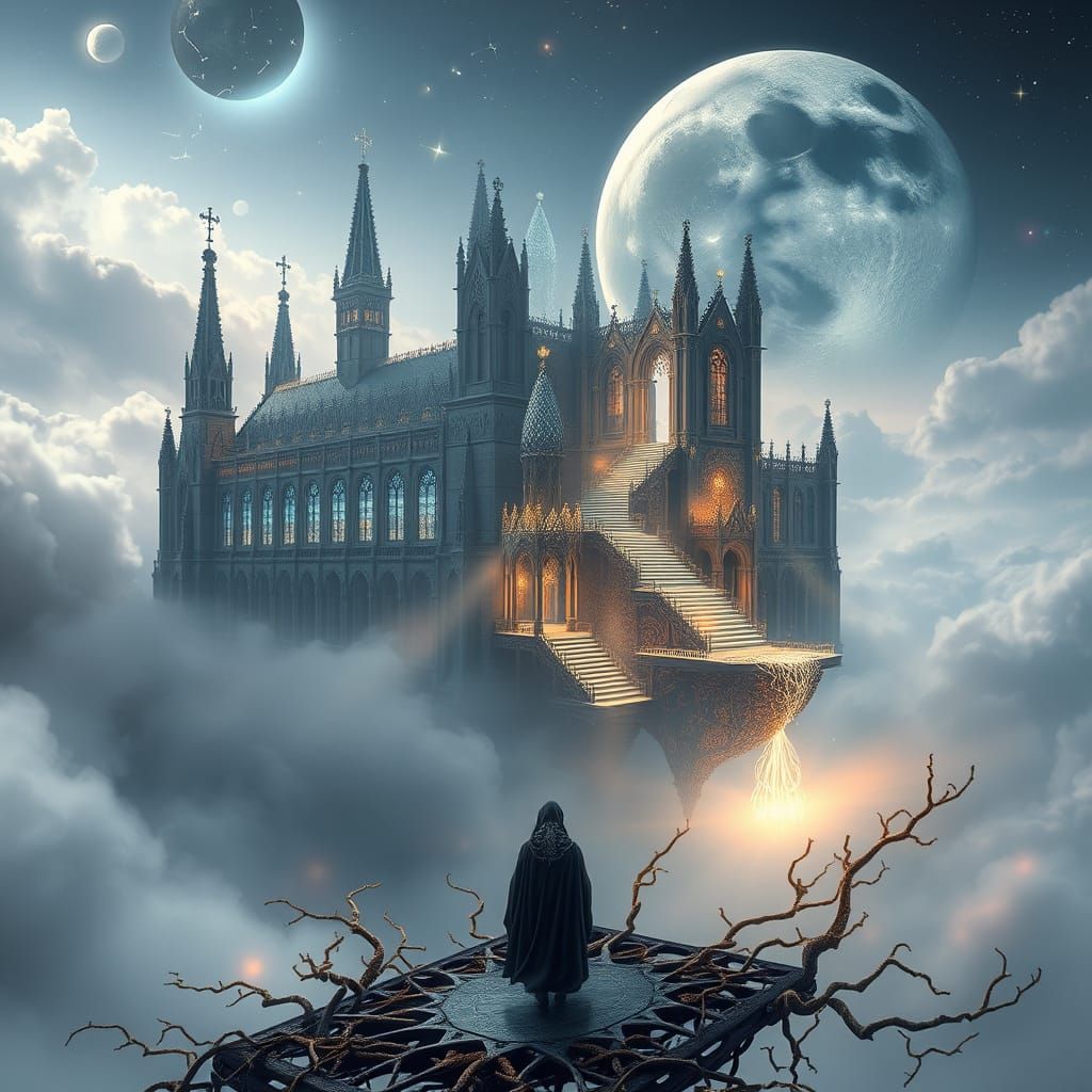 Ethereal Cathedral in Dreamlike Harmony