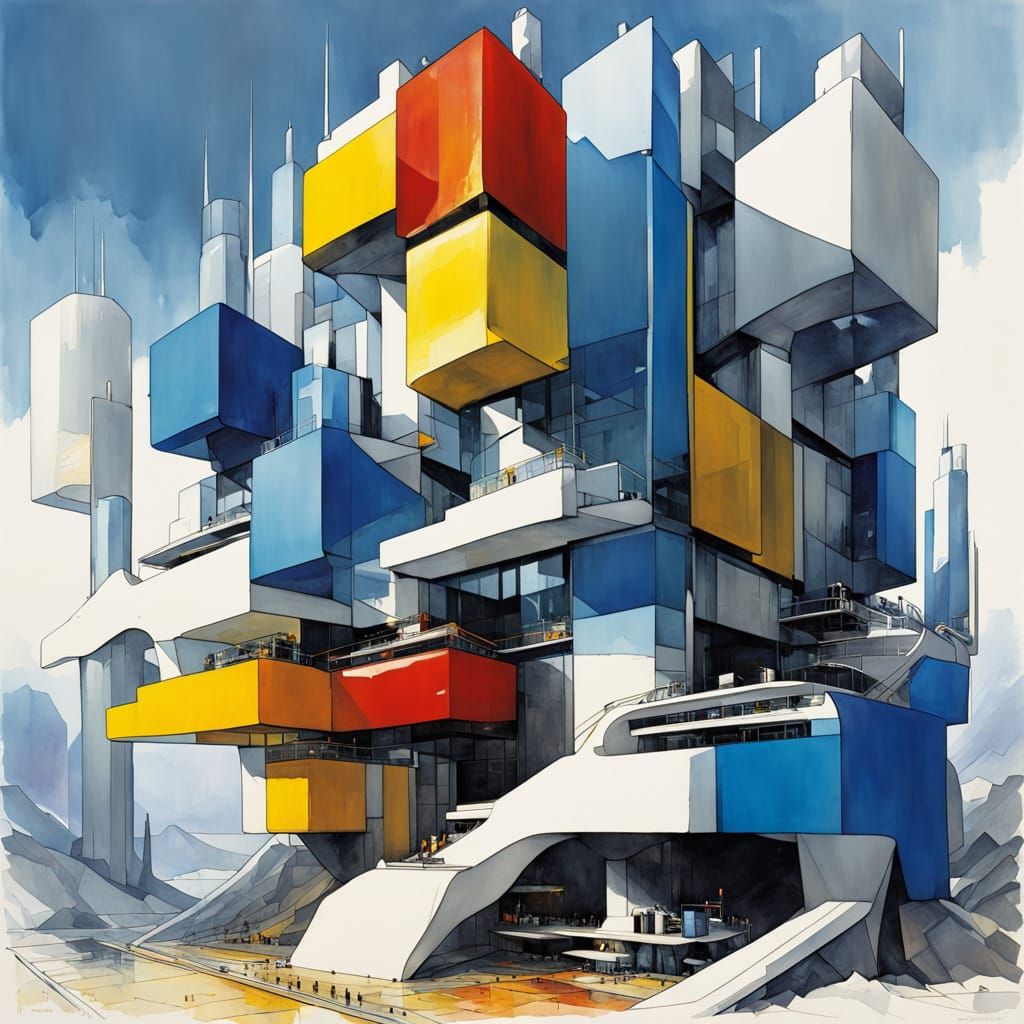 Futuristic architecture